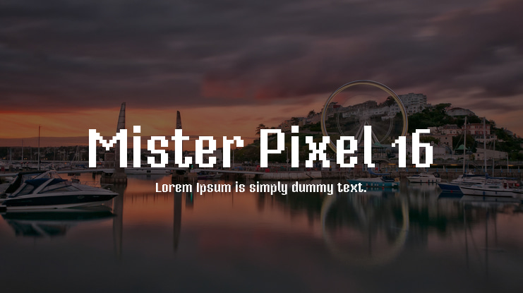 Mister Pixel 16 Font Family