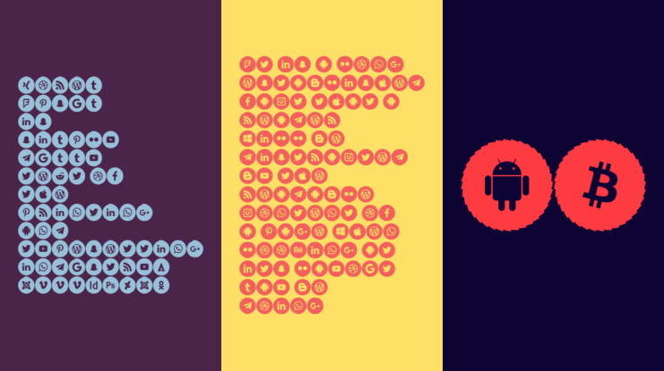 Type Icons Color 2019 Font
