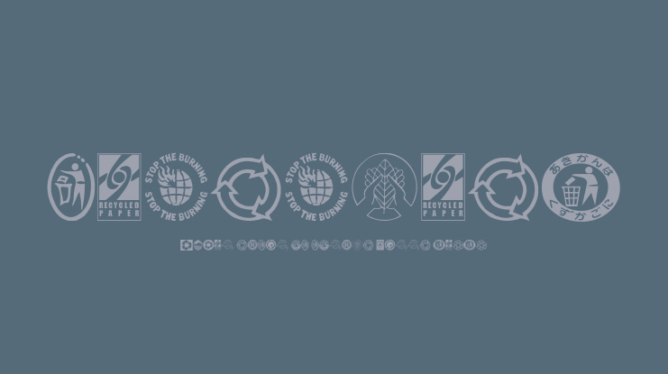 RecycleIt Font
