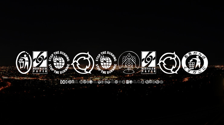 RecycleIt Font