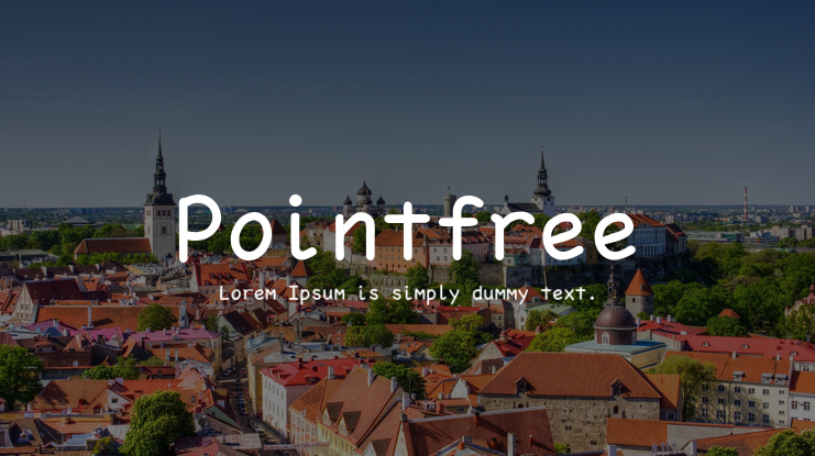 Pointfree Font
