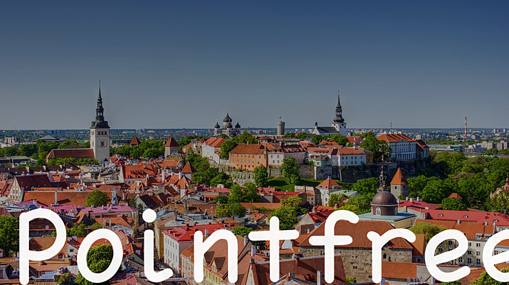 Pointfree Font