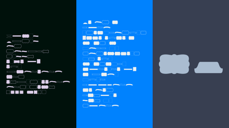 KG Flavor and Frames Five Font