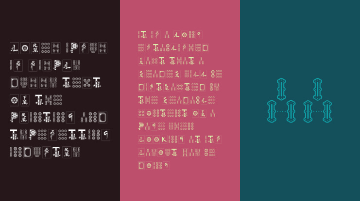 Hi Mahjong Font