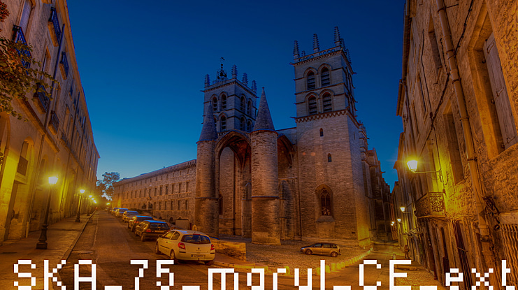 SKA 75 Marul CE Font Family