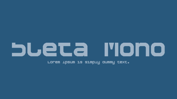 5Ceta Mono Font