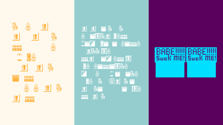 Weird Mario Bros Font