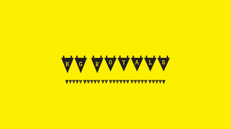 KG Royals Font