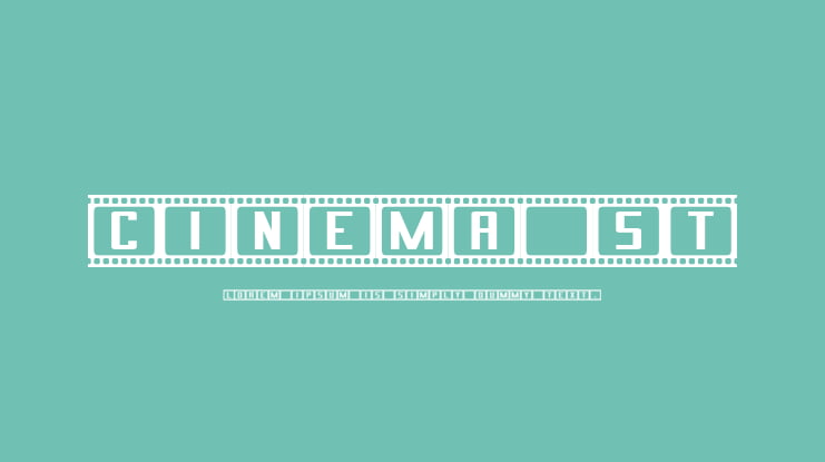 Cinema St Font