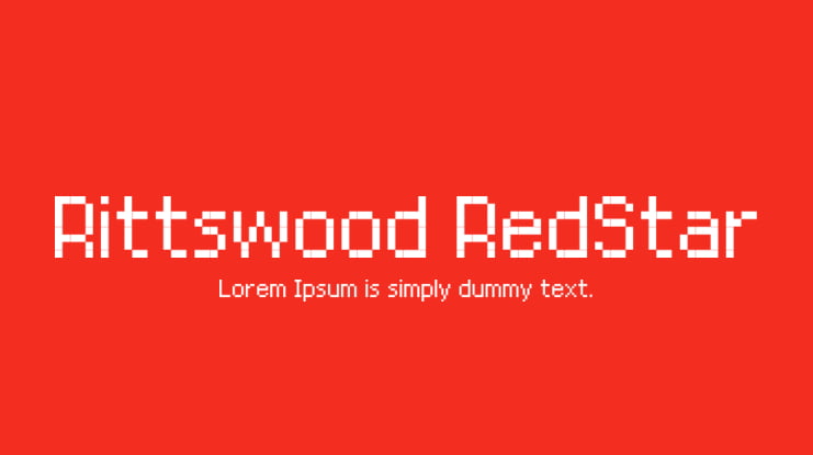 Rittswood RedStar Font