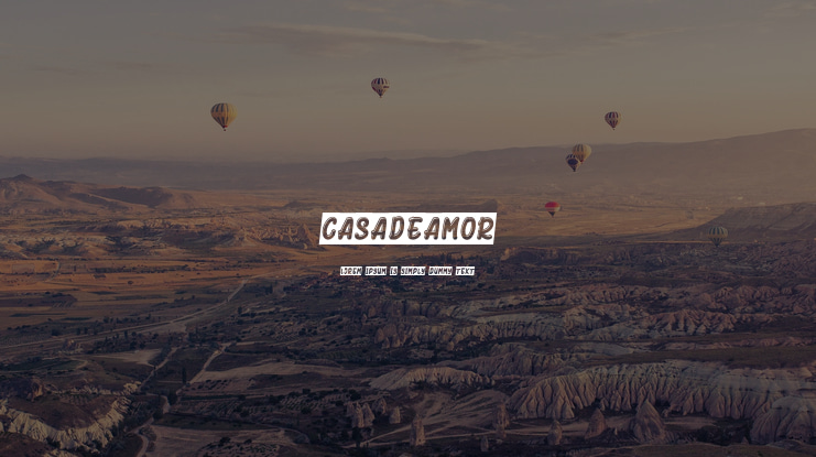 Casadeamor Font