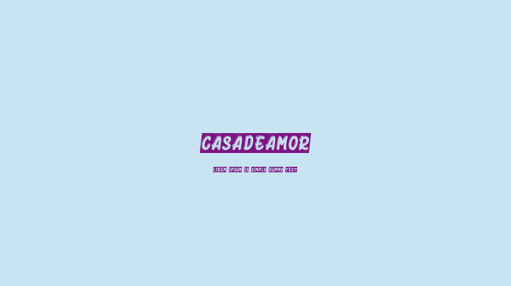 Casadeamor Font