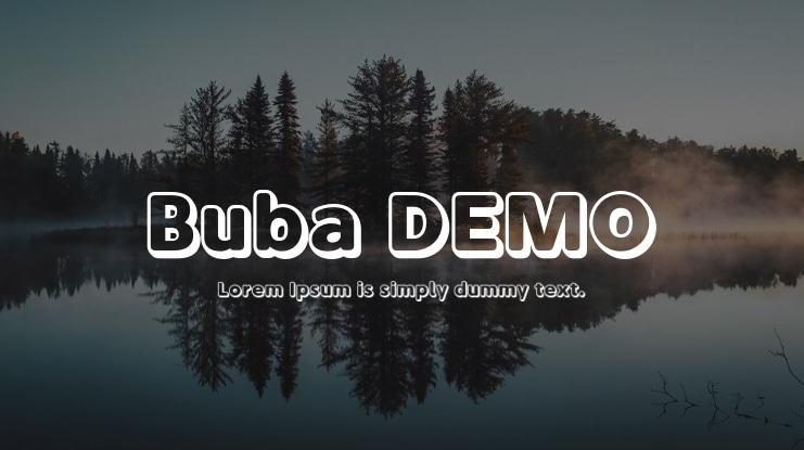 Buba DEMO Font Family
