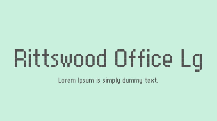 Rittswood Office Lg Font