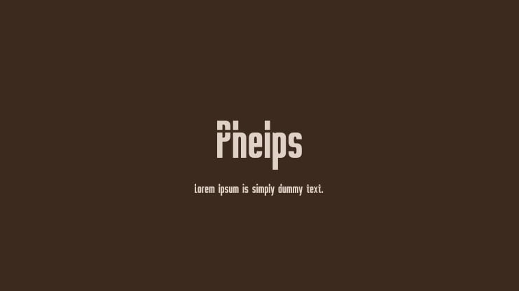 Phelps Font Family