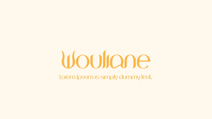 Wouliane Font