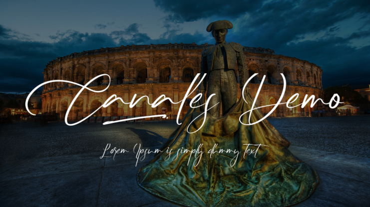 Canales Demo Font
