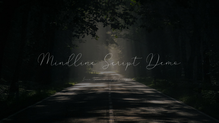 Mindline Script Demo Font Family