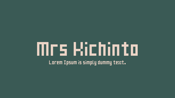 Mrs Kichinto Font