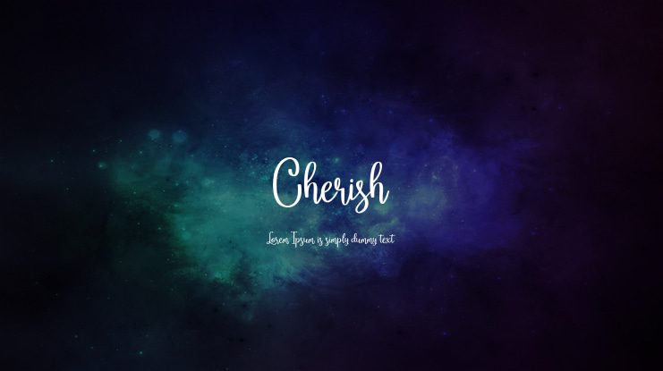 Cherish Font
