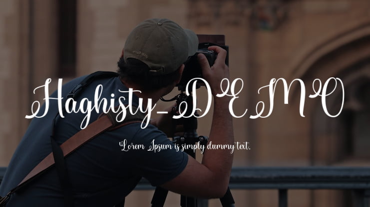 Haghisty_DEMO Font