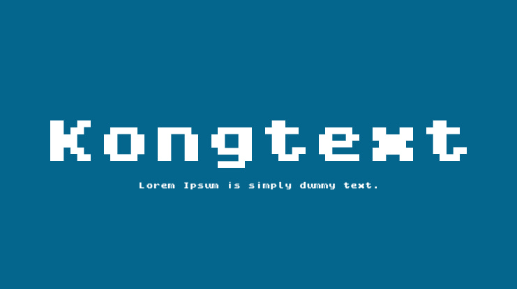 Kongtext Font
