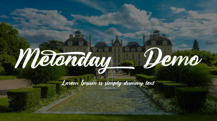 Melonday Demo Font