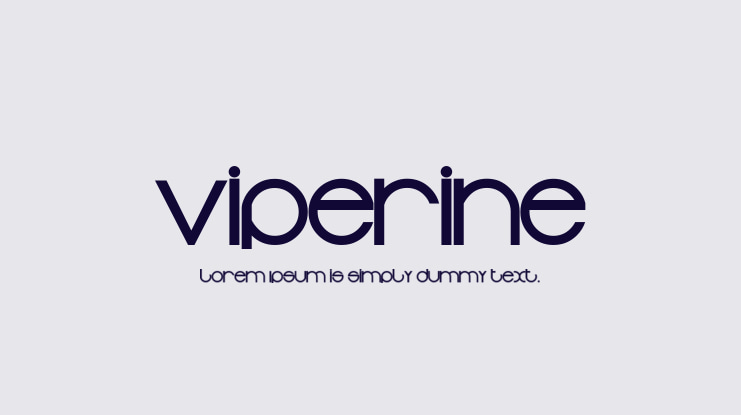 viperine Font