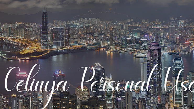 Celinya Personal Use Font