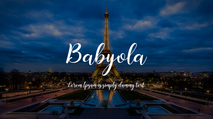 Babyola Font
