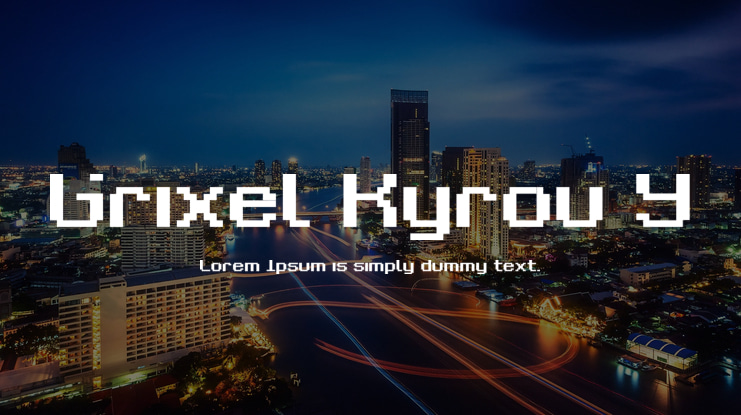 Grixel Kyrou 9 Font Family