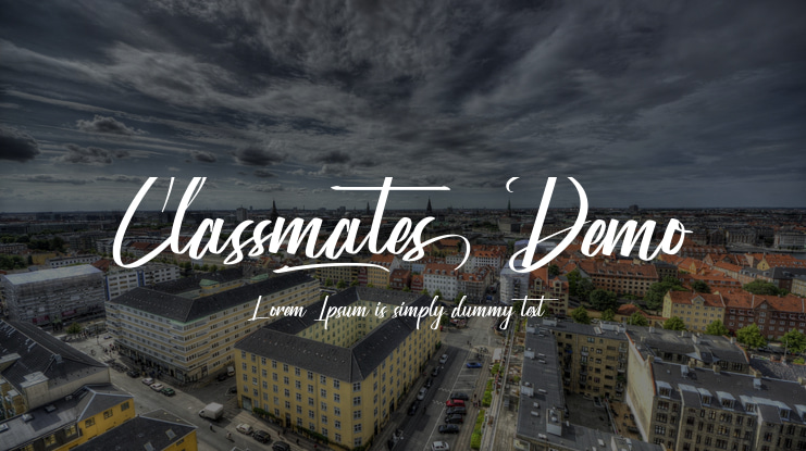 Classmates Demo Font