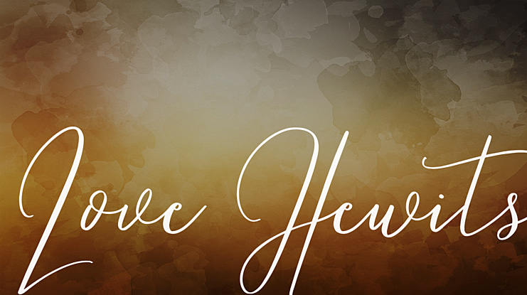 Love Hewits Font