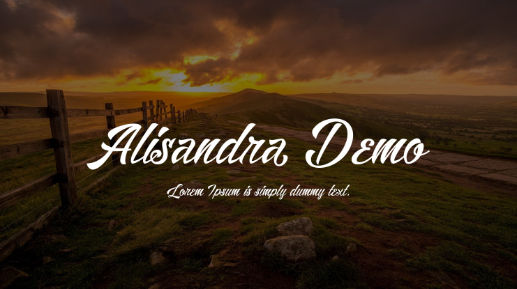 Alisandra Demo Font