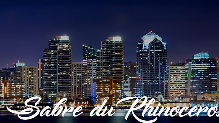 Sabre du Rhinoceros Font