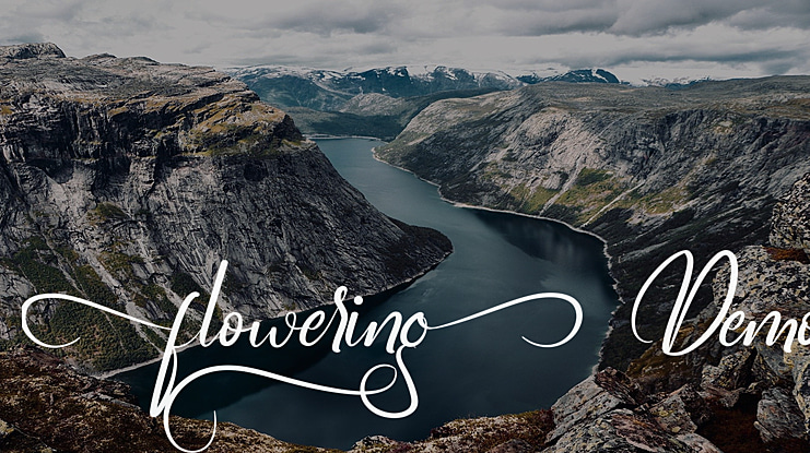 Flowering Demo Font