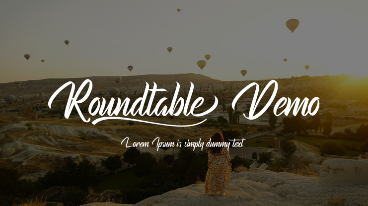 Roundtable Demo Font