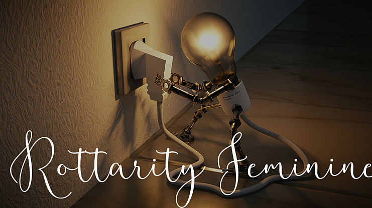 Rottarity Feminine Font