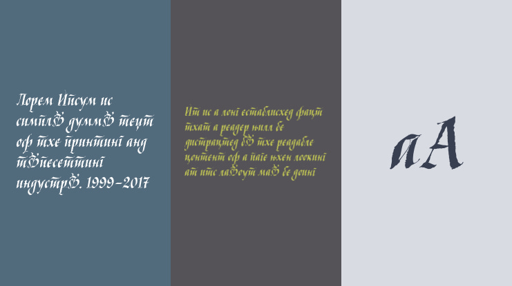 Kaligraf Cyr Font Family
