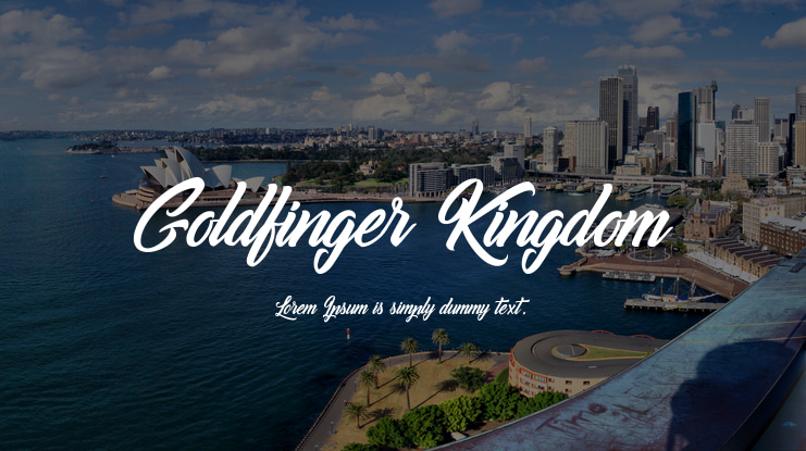 Goldfinger Kingdom Font