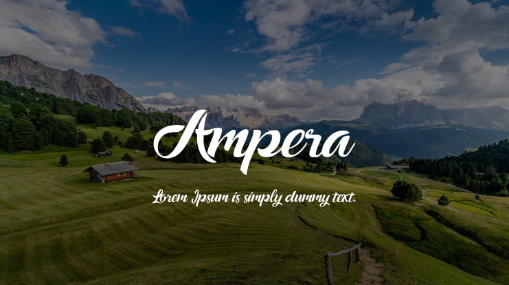 Ampera Font
