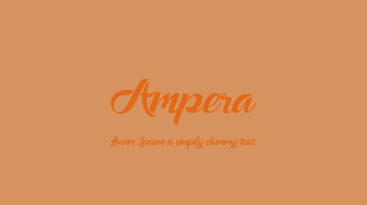 Ampera Font