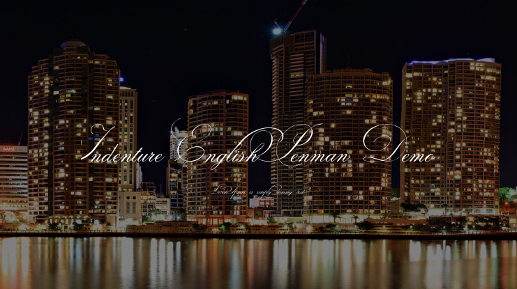 Indenture English Penman Demo Font