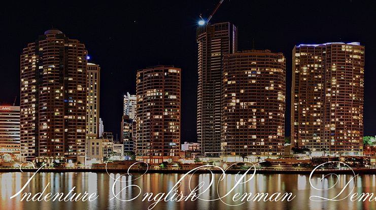 Indenture English Penman Demo Font