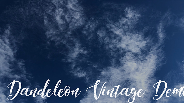Dandeleon Vintage Demo Font