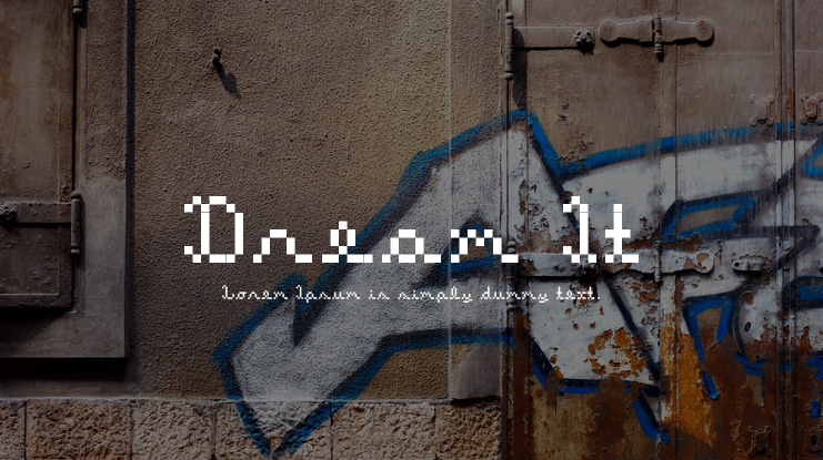 Dream It Font