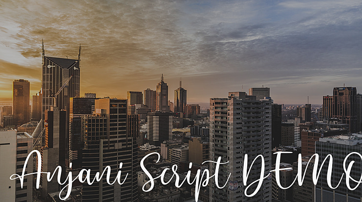 Anjani Script DEMO Font