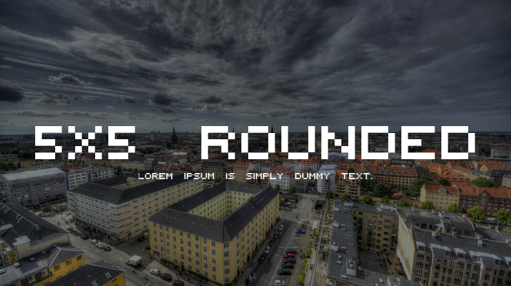 5x5 Rounded Font