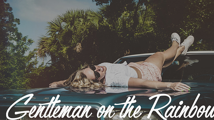 Gentleman on the Rainbow Font