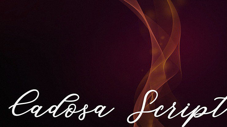 Cadosa Script Font